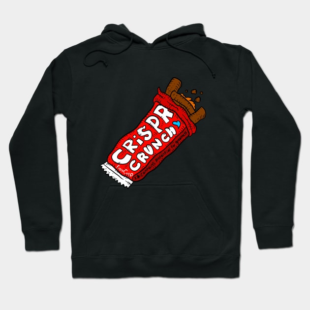 crispr cas9 crispr crunch. science bar. Hoodie by JJadx